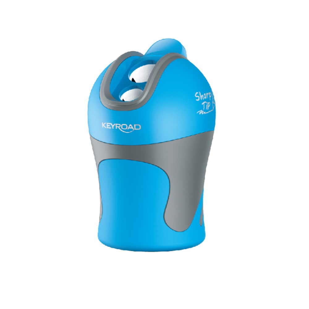 Hegyező 2 lyukú tartályos, fedeles 12 db/display Keyroad Colour Special vegyes színek - Image 4