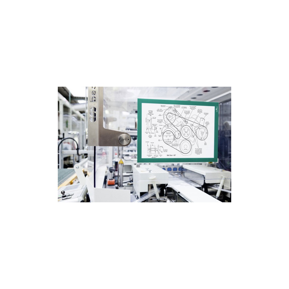 Infókeret A4, XXL csomag, 10 db/doboz, Durable Duraframe® zöld - Image 6