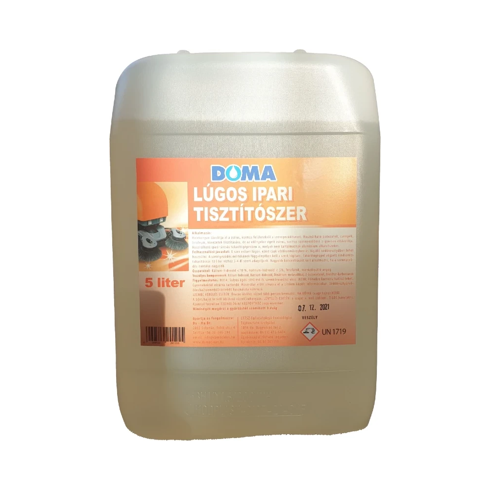 Ipari lúgos tisztítószer 5 liter Doma