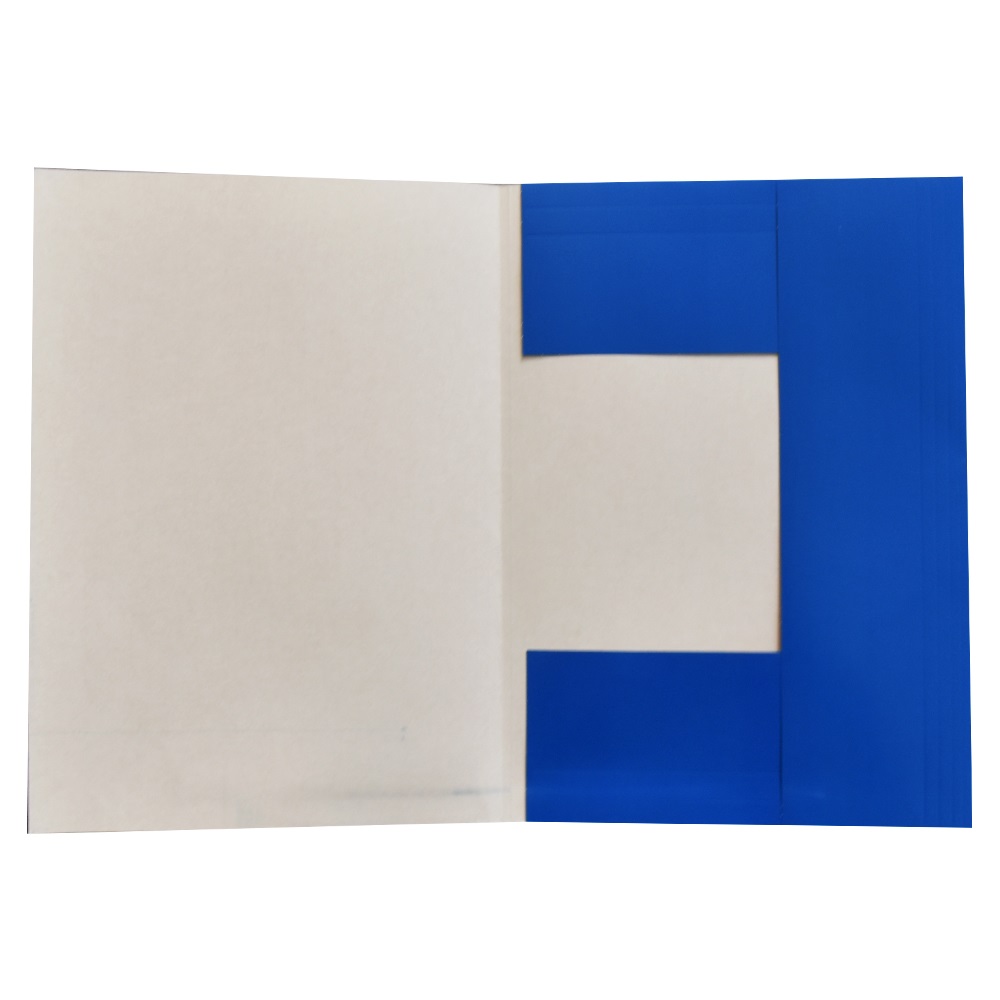Iratgyűjtő, táblázatos pólyás dosszié A4, 230g. karton Bluering® kék - Image 3