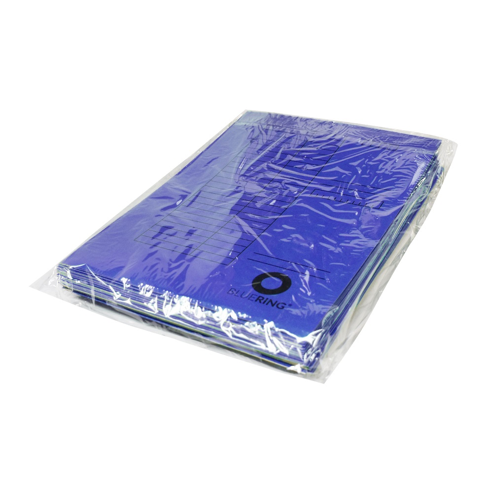 Iratgyűjtő, táblázatos pólyás dosszié A4, 230g. karton Bluering® kék - Image 4