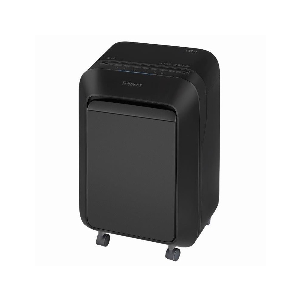 Iratmegsemmisítő, 14lap mikrokonfetti vágás 2x12mm, Fellowes® Powershred LX211, fekete - Image 3