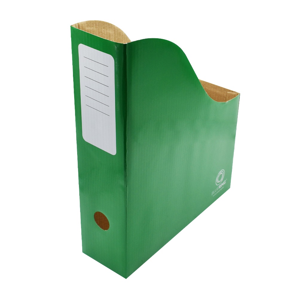 Iratpapucs 8cm, mikrohullámú karton Bluering®, zöld - Image 3