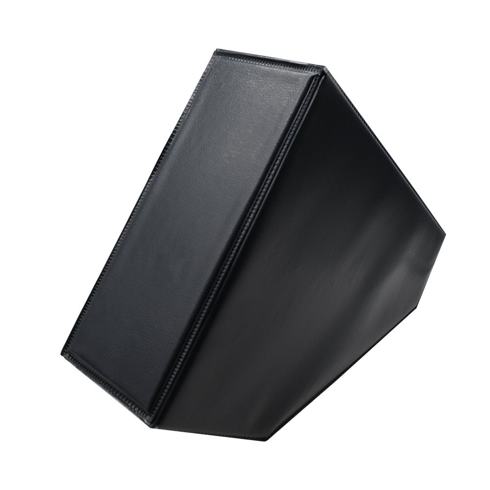 Iratpapucs 9cm, PVC Bluering®, fekete - Image 4