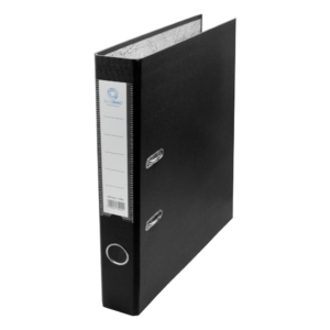 Iratrendező A4, 5cm, két oldalt PP borítás,lapraszerelt, Bluering® Premium fekete