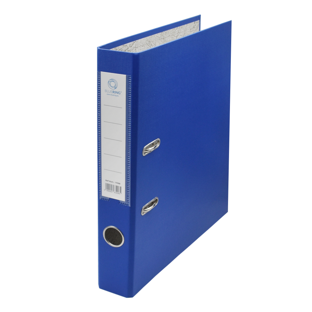 Iratrendező A4, 5cm, két oldalt PP borítás,lapraszerelt, Bluering® Premium kék