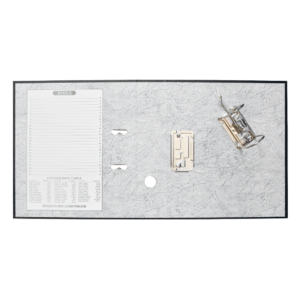 Iratrendező A4, 7,5cm,lapraszerelt, Bluering® Smart fekete