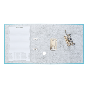 Iratrendező A4, 7,5cm,lapraszerelt, Bluering® Smart türkiz