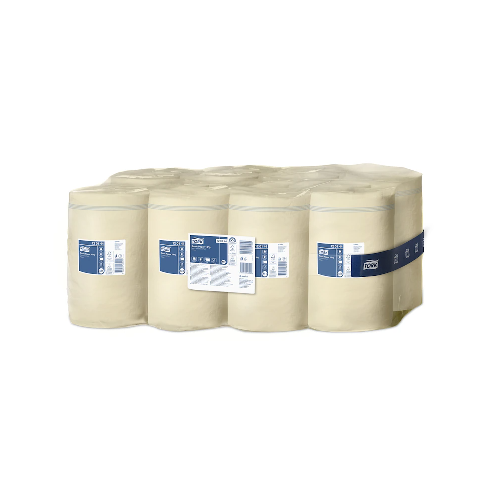 Kéztörlő 1 rétegű tekercses átmérő: 14 cm 115 m/tekercs 11 tek/karton mini belsőmagos M1 Universal Tork_120144 sárga - Image 3