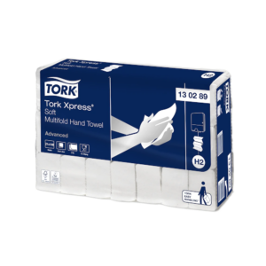 Kéztörlő 2 rétegű hajtogatású 180 lap/csomag 21 cs/karton Advanced Xpress® Soft Multifold H2 TORK_130289 fehér