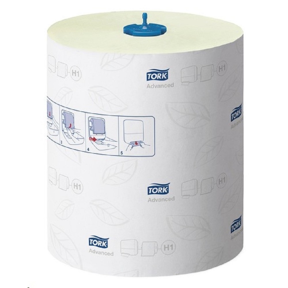 Kéztörlő 2 rétegű tekercses átmérő: 19 cm 150 m/600 lap/tekercs 6 tekercs/karton Advanced Matic® H1 TORK_290076 zöld - Image 3