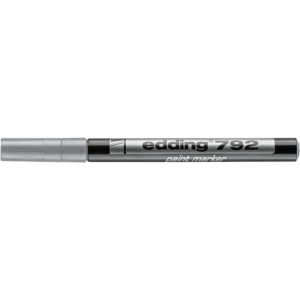 Lakkmarker 0,8mm, kerek Edding 792 ezüst