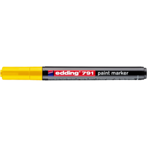 Lakkmarker 1-2mm, kerek Edding 791 sárga