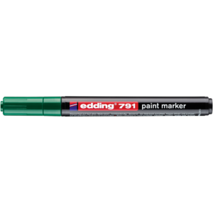 Lakkmarker 1-2mm, kerek Edding 791 zöld