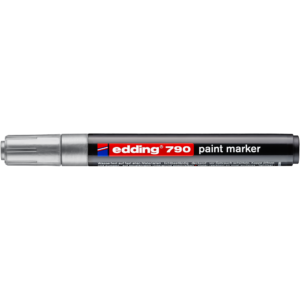 Lakkmarker 2-3mm, kerek Edding 790 ezüst