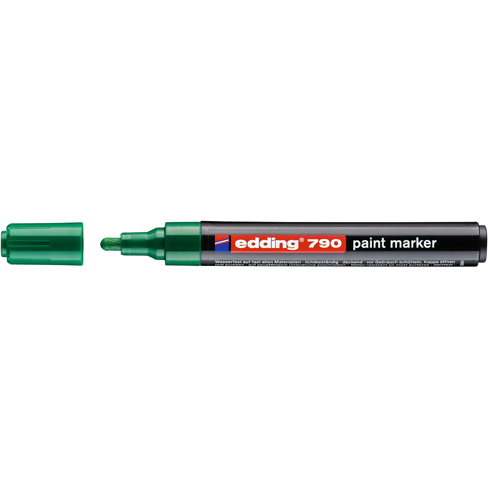 Lakkmarker 2-3mm, kerek Edding 790 zöld - Image 3