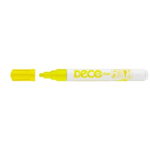 Lakkmarker, decomarker 2-4mm, kerek Ico sárga