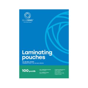 Lamináló fólia A4, 100 micron 100 db/doboz, Bluering®