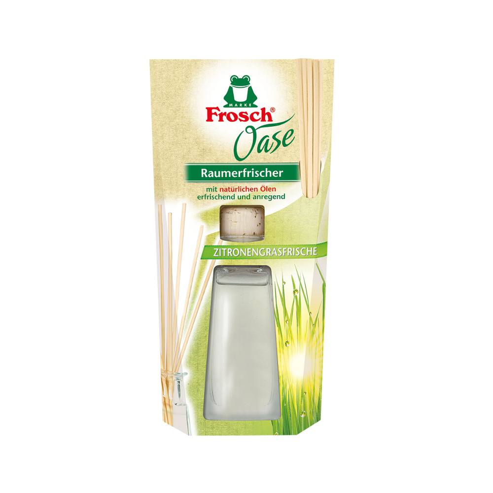 Légfrissítő 90 ml pálcikás Frosch Oase citrom