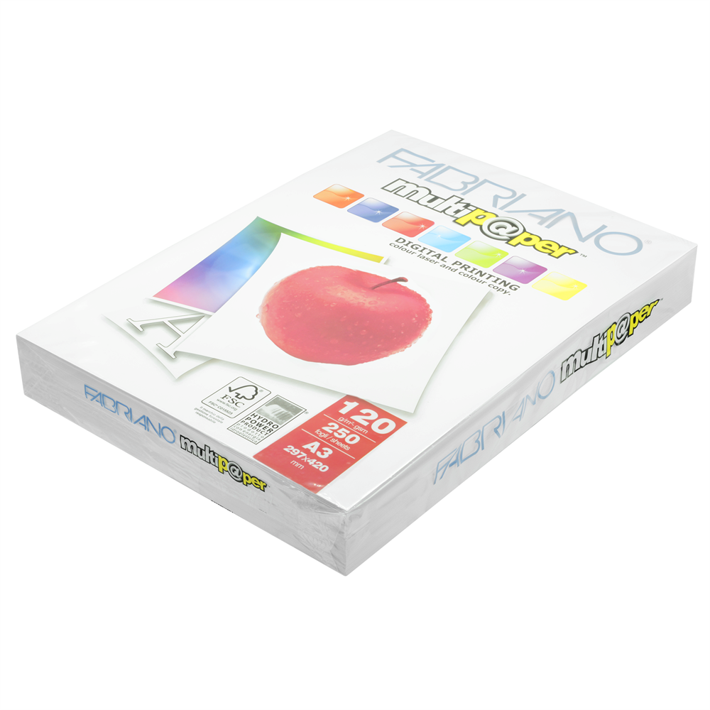 Másolópapír, digitális A3, 120g. Fabriano Multipaper 250ív/csomag - Image 3