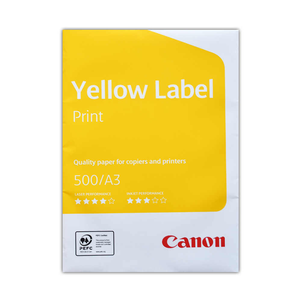 Másolópapír A3, 80g, Canon Yellow Label 500ív/csomag, - Image 3