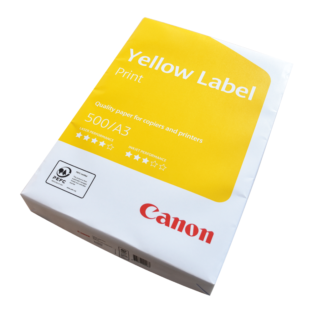Másolópapír A3, 80g, Canon Yellow Label 500ív/csomag, - Image 4
