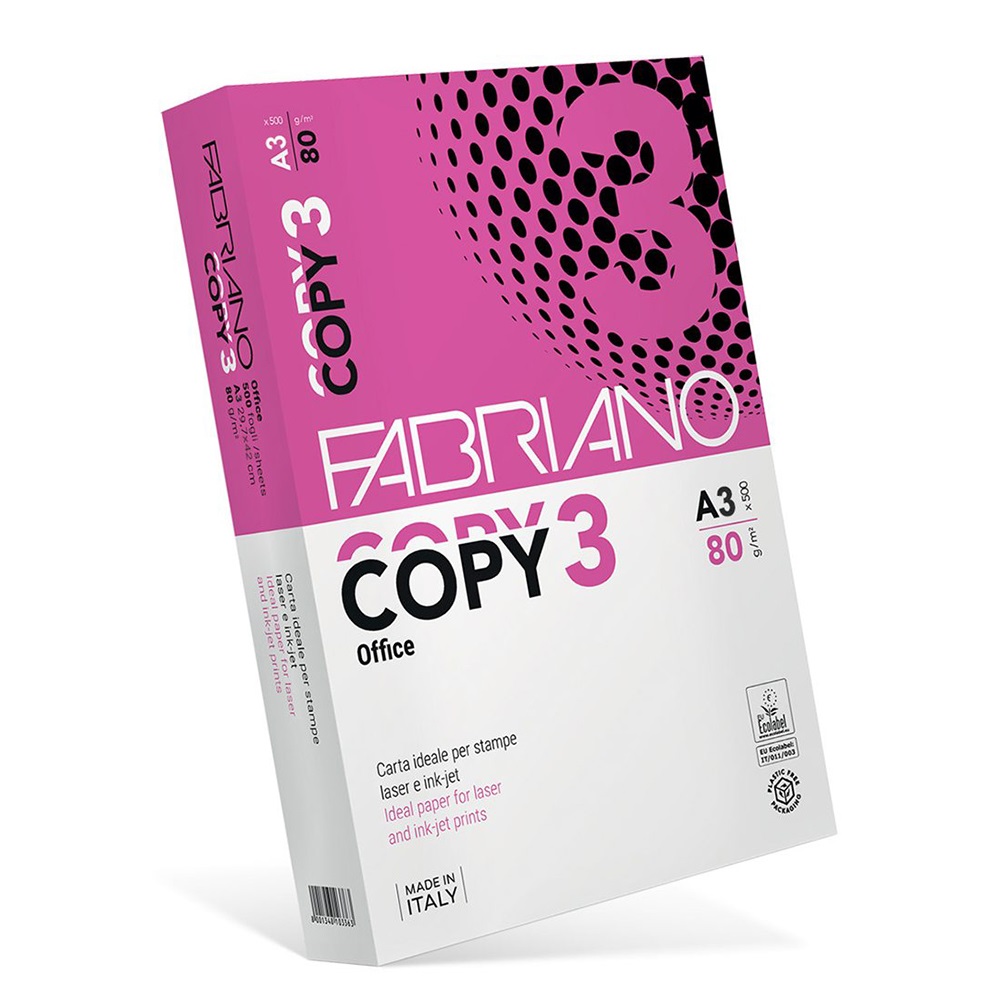 Másolópapír A3, 80g. Fabriano Copy 3, 500 ív/csom - Image 3