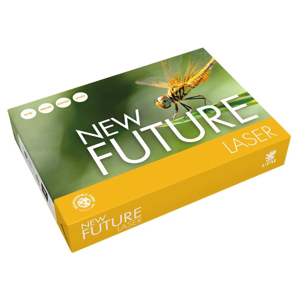 Másolópapír A4, 80g, CIE 150 fehérség, New Future Laser Copy 500ív/csomag