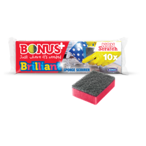Mosogatószivacs 10 db/csomag Bonus+ Brilliant B513