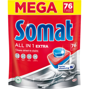 Mosogatógép tabletta 76 db/doboz All in One Extra Somat