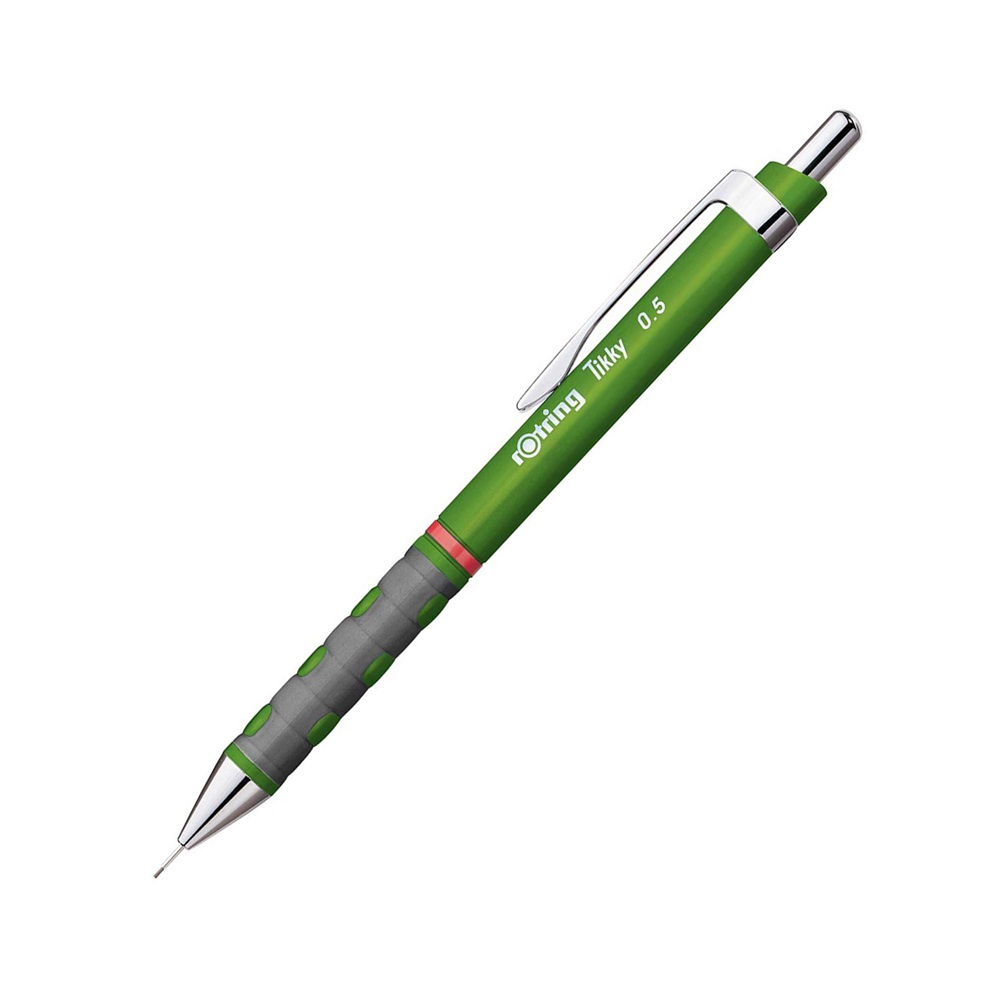 Nyomósirón 0,5mm, középzöld test, Rotring Tikky - Image 3