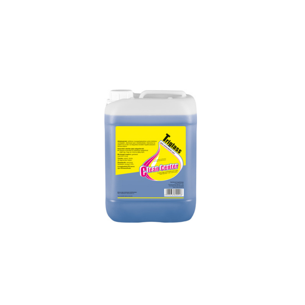 Öblítőszer 5 liter gépi Triglass_Clean Center