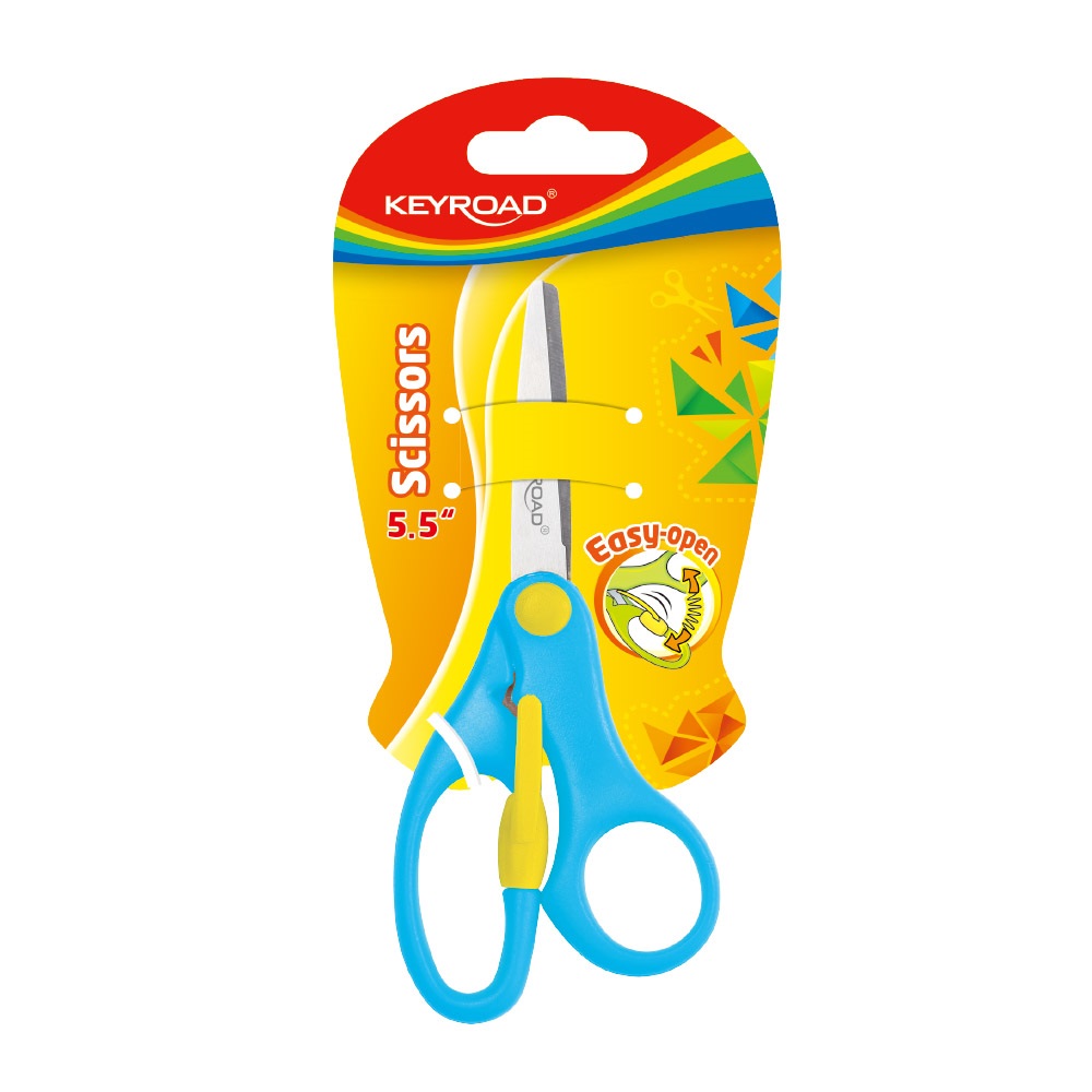 Olló 13 cm tompa fejű 20 db/display Keyroad For Kids vegyes színek - Image 3