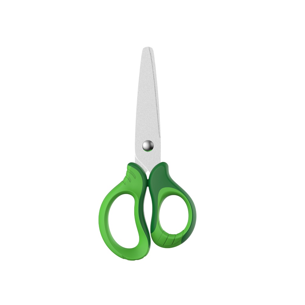 Olló 13 cm tompa fejű 20 db/display Keyroad Soft Grip vegyes színek - Image 3