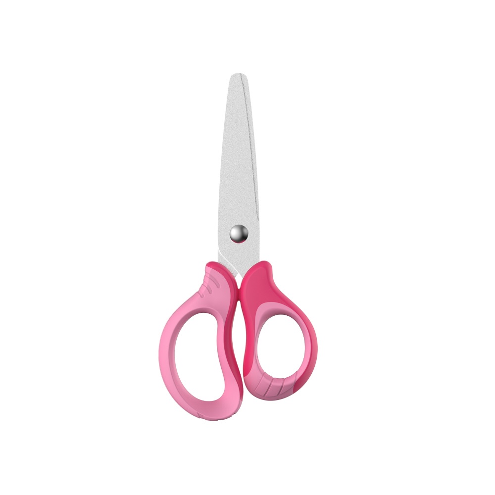 Olló 13 cm tompa fejű 20 db/display Keyroad Soft Grip vegyes színek - Image 4