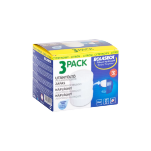 Páramentesítő utántöltő tabletta 3 x 450 g Bolaseca citrom