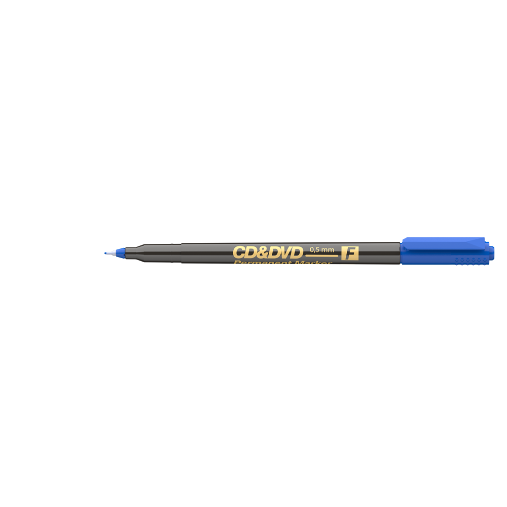 Alkoholos marker 0,5mm, CD/DVD F Ico, kék - Image 3