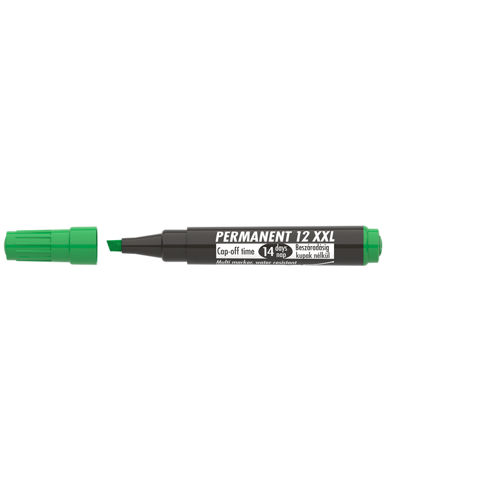 Alkoholos marker 1-4mm, vágott Ico 12XXL zöld