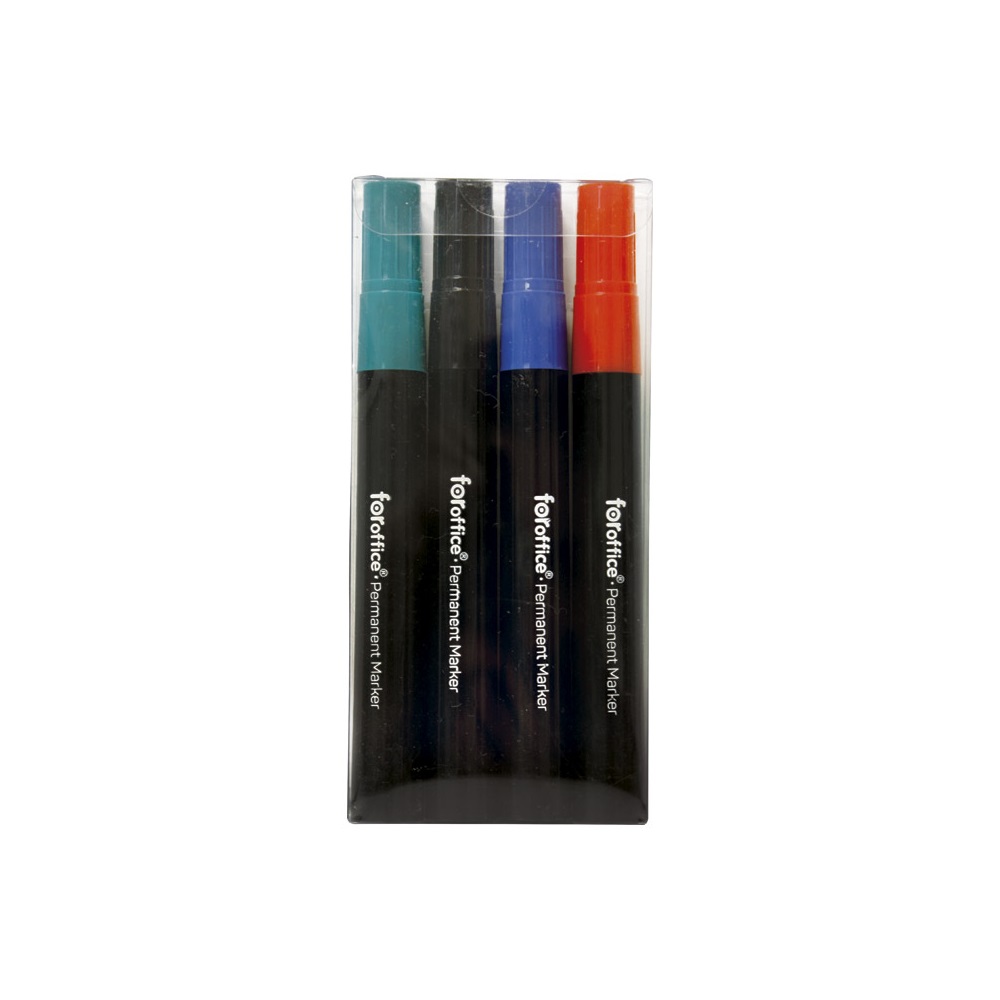 Alkoholos marker Foroffice, kerek hegyű hegyű, 1,5-3mm, 4 db-os készlet, - Image 3