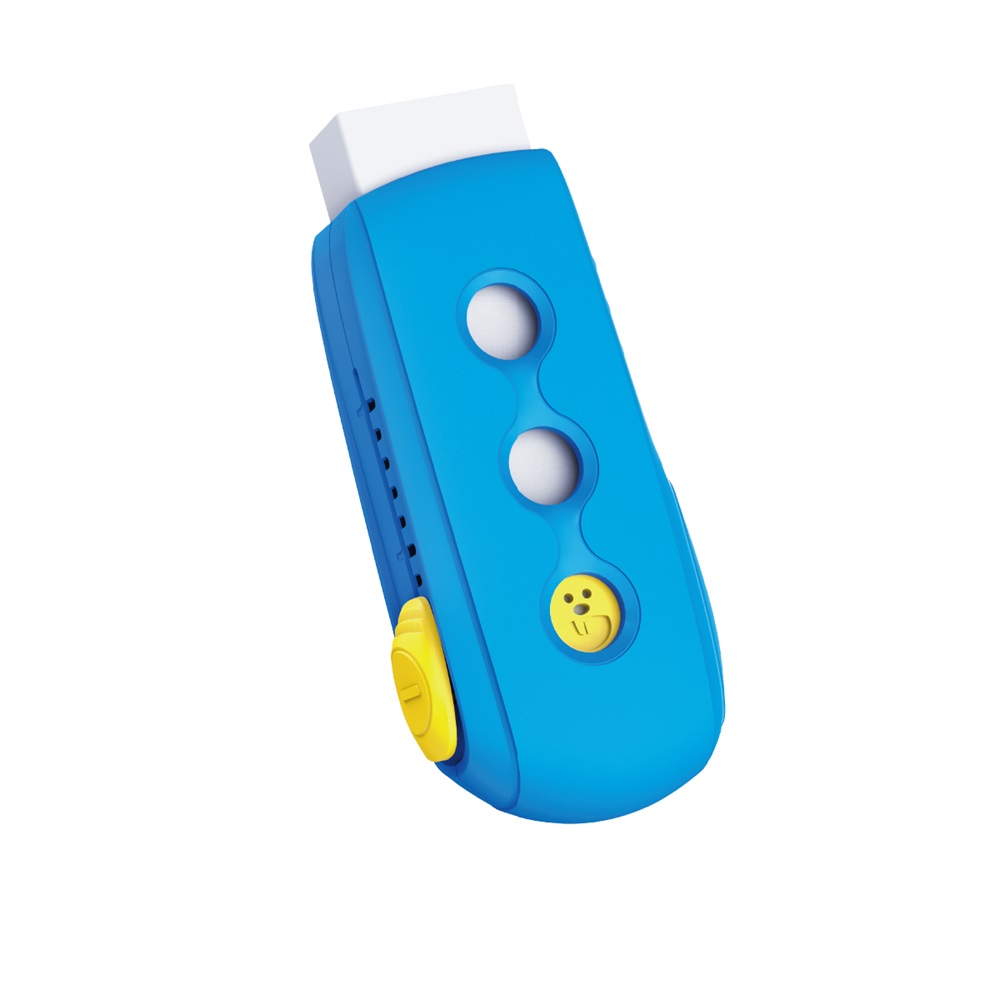 Radír, PVC mentes 20 db/display Keyroad Smile Eraser vegyes színek - Image 3