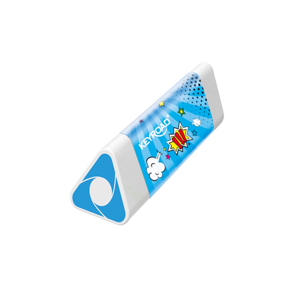Radír, PVC mentes 24 db/display Keyroad Kaleidoscope vegyes színek - Image 3