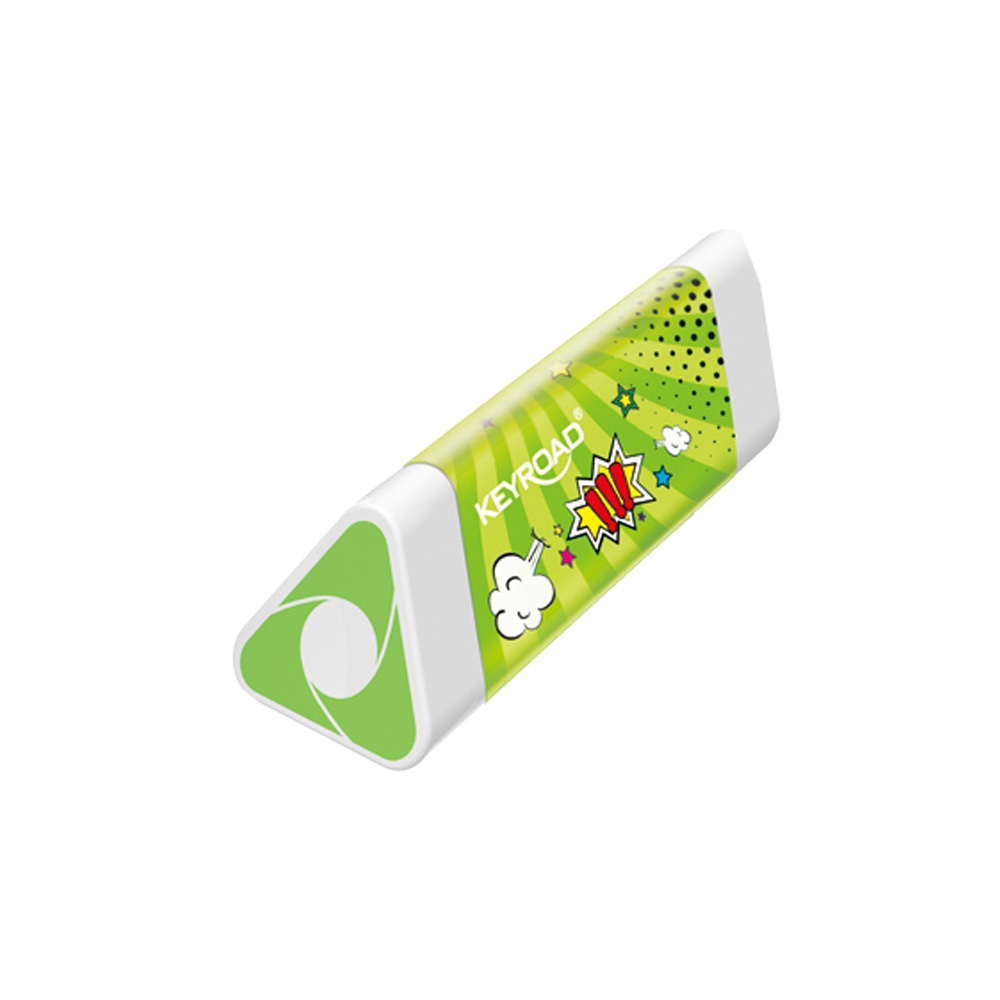 Radír, PVC mentes 24 db/display Keyroad Kaleidoscope vegyes színek - Image 4