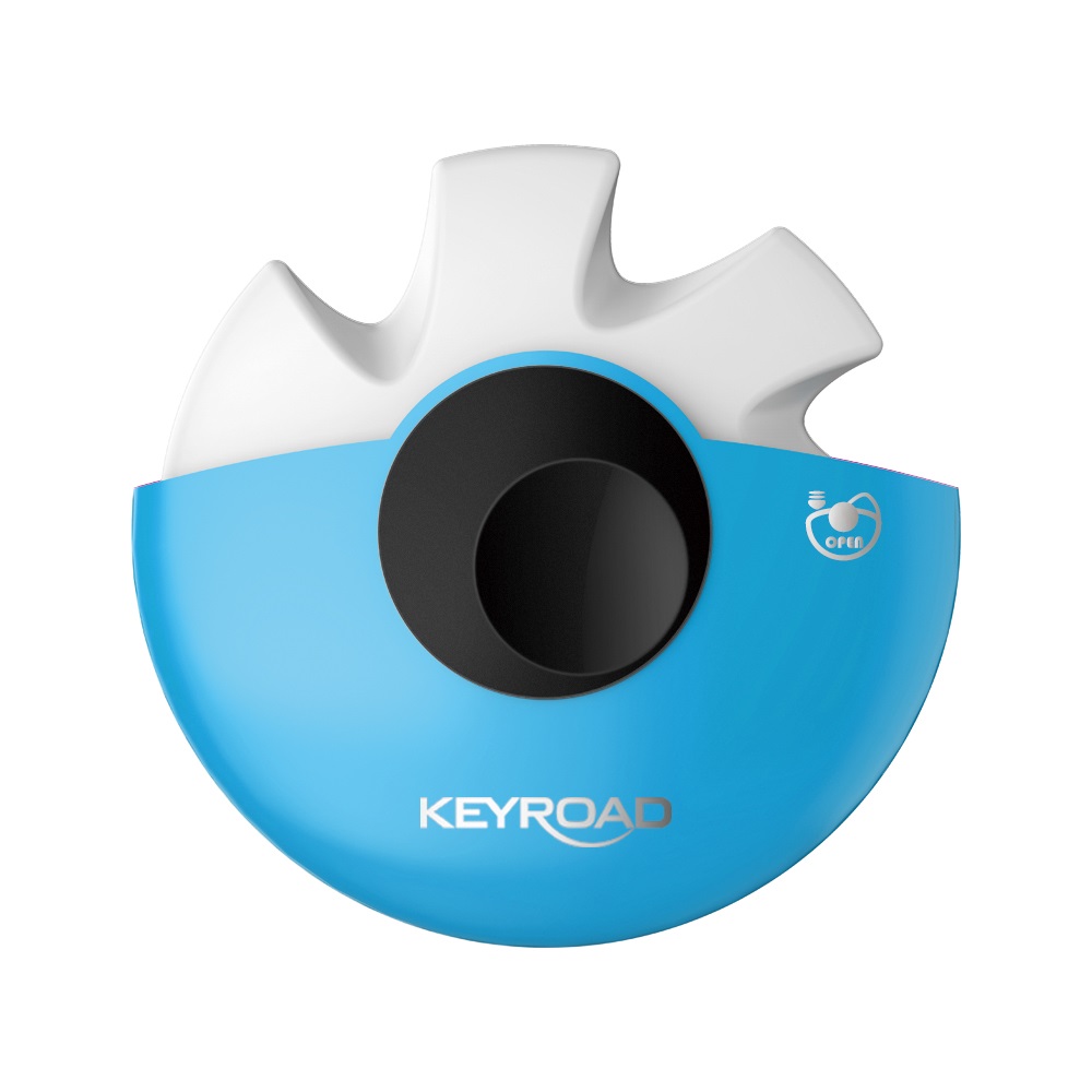 Radír, PVC mentes 24 db/display Keyroad Ufo Spinner vegyes színek - Image 3