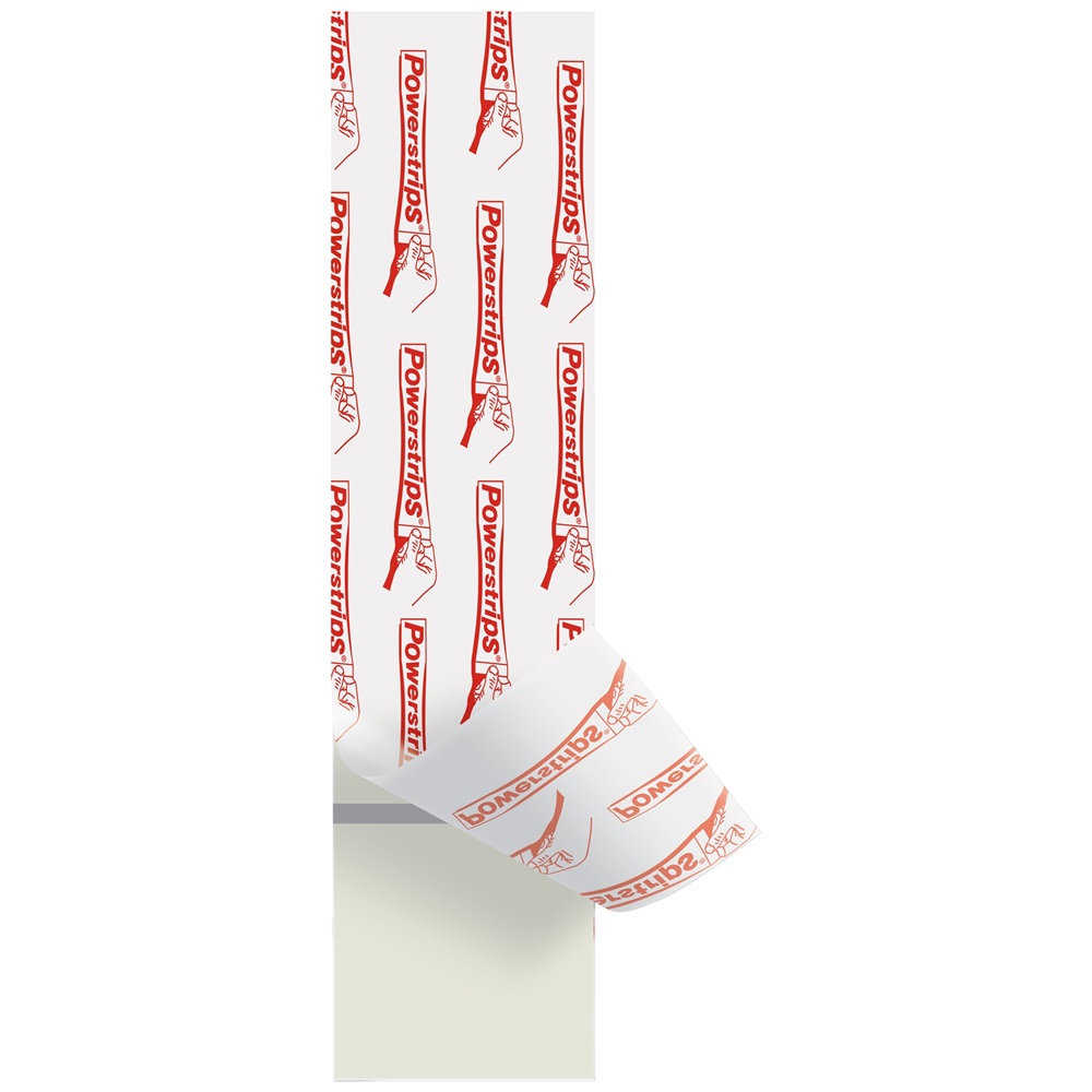 Ragasztócsík utántöltő öntapadós, tapétára vakolatra és festett falra 1 kg teherbírású 6 darab/bliszter Tesa Powerstrips - Image 4