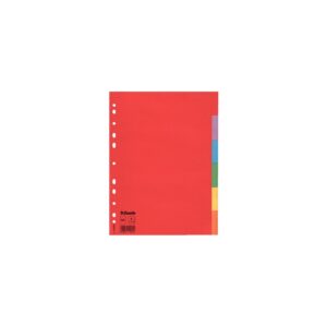 Regiszter A4, 6 részes karton Esselte Economy színes