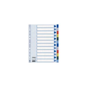 Regiszter műanyag A4, 20 részes Esselte