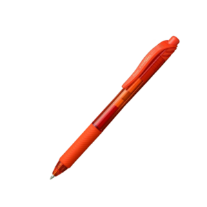Rollertoll zselés golyóátmérő 0,7 mm, Pentel EnerGelX BL107-FX, írásszín narancs