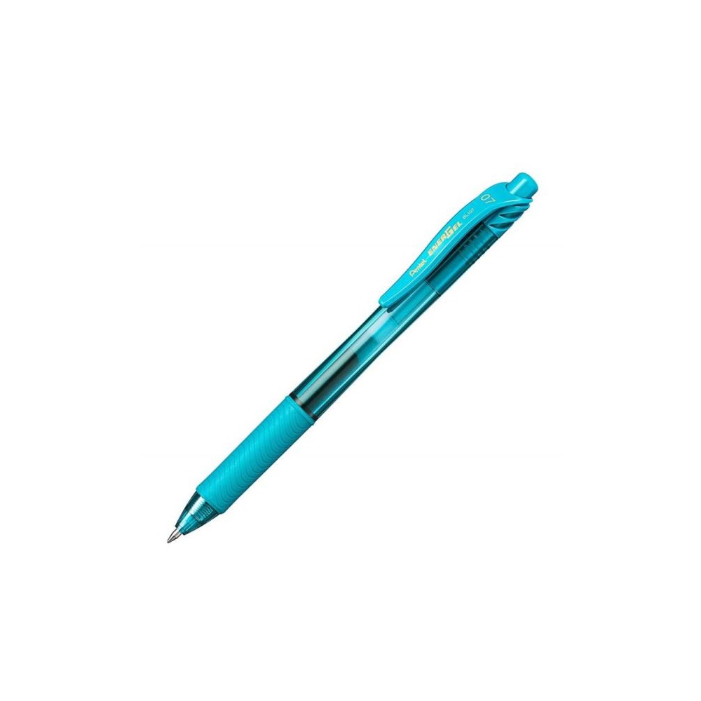 Rollertoll zselés golyóátmérő 0,7 mm, Pentel EnerGelX BL107-SX, írásszín világoskék - Image 3