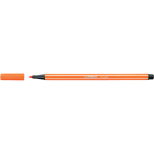Rostirón, filctoll 1mm, M STABILO Pen 68 halvány narancssárga