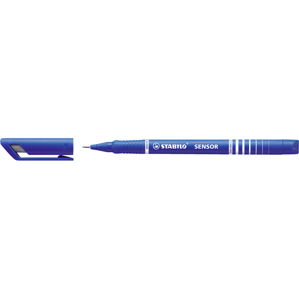 Rostirón, tűfilc 0,3mm, F STABILO Sensor kék - Image 3